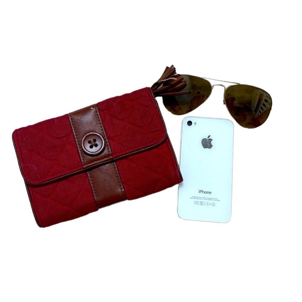 Vera Bradley Corduroy Trifold Wallet